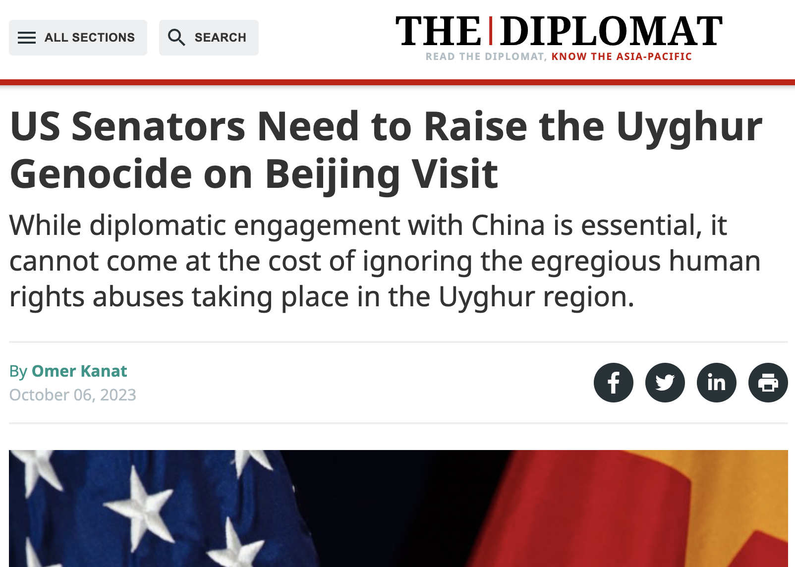 US Senators Need to Raise the Uyghur Genocide on Beijing Visit
