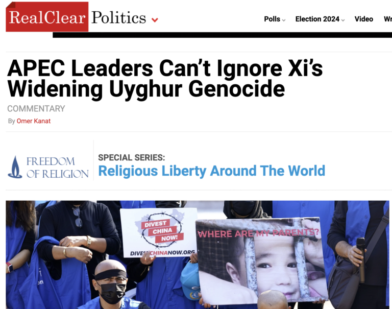 APEC Leaders Can’t Ignore Xi’s Widening Uyghur Genocide